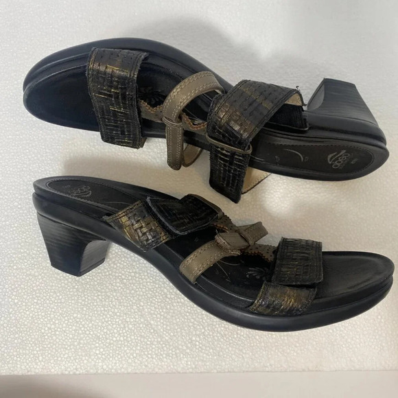 Abeo Gillian Neutral Women's Sandals Slides Adjustable Straps Dress Heels Sz 9 - Picture 8 of 12